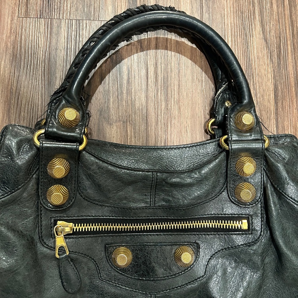 Balenciaga Motocross Giant 21 Black City Bag - Picture 2 of 8